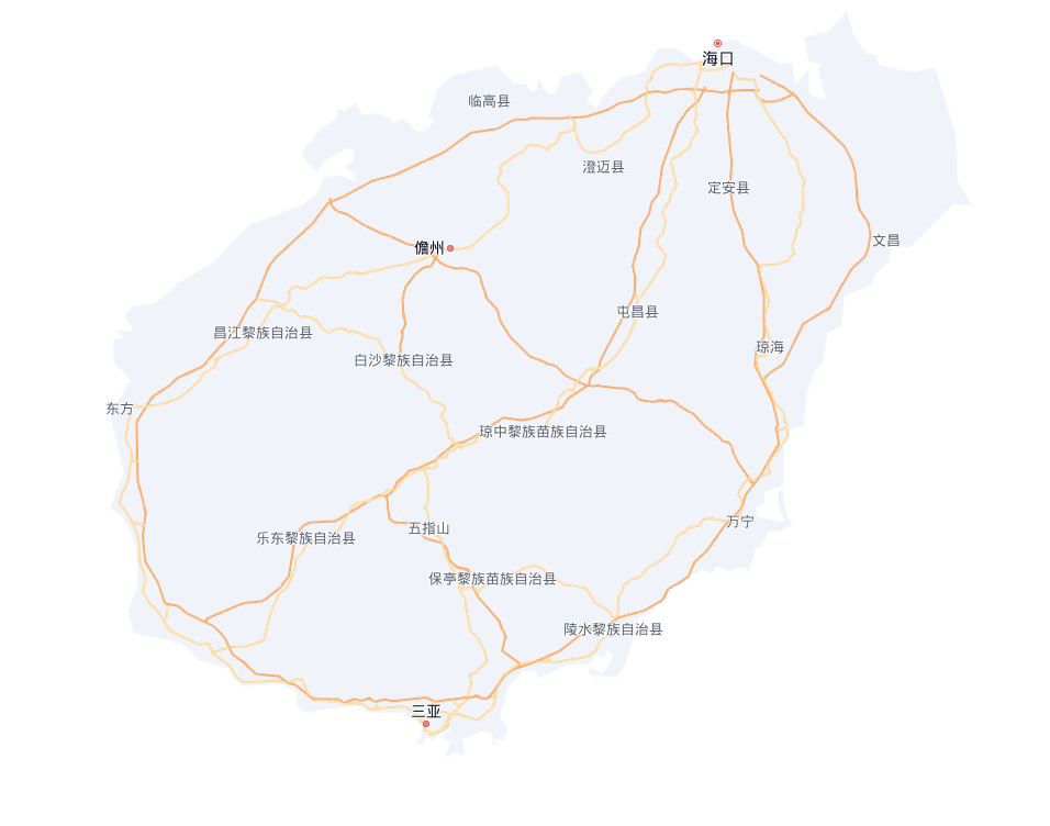 海南地图